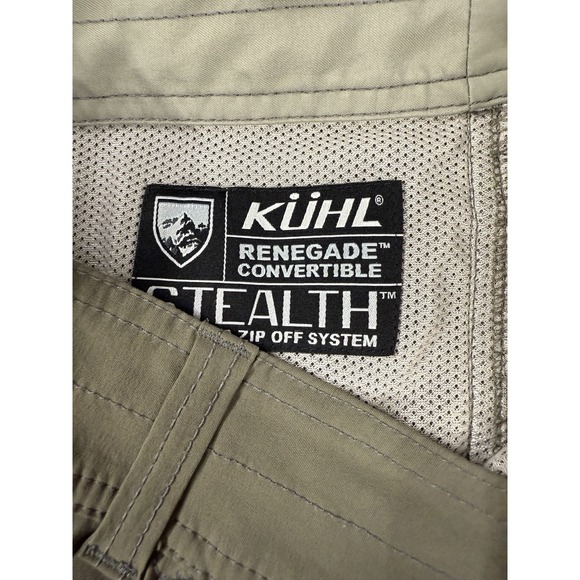 Lot Of 2 KUHL Renegade Convertible Pants Men's Tagged 34x30 Hiking Camping EUC - Picture 9 of 16